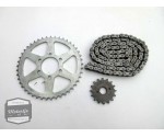 Suzuki GSX400 chain sprocket set / chainset