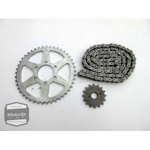 Suzuki GSX400 tandwielset / kettingset / tandwiel ketting set / tandwielen