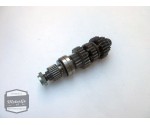 Kawasaki Z750E versnellingsbak as met tandwielen interne as