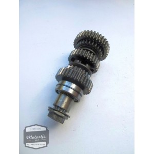 Kawasaki Z750E versnellingsbak as met tandwielen uitaande as